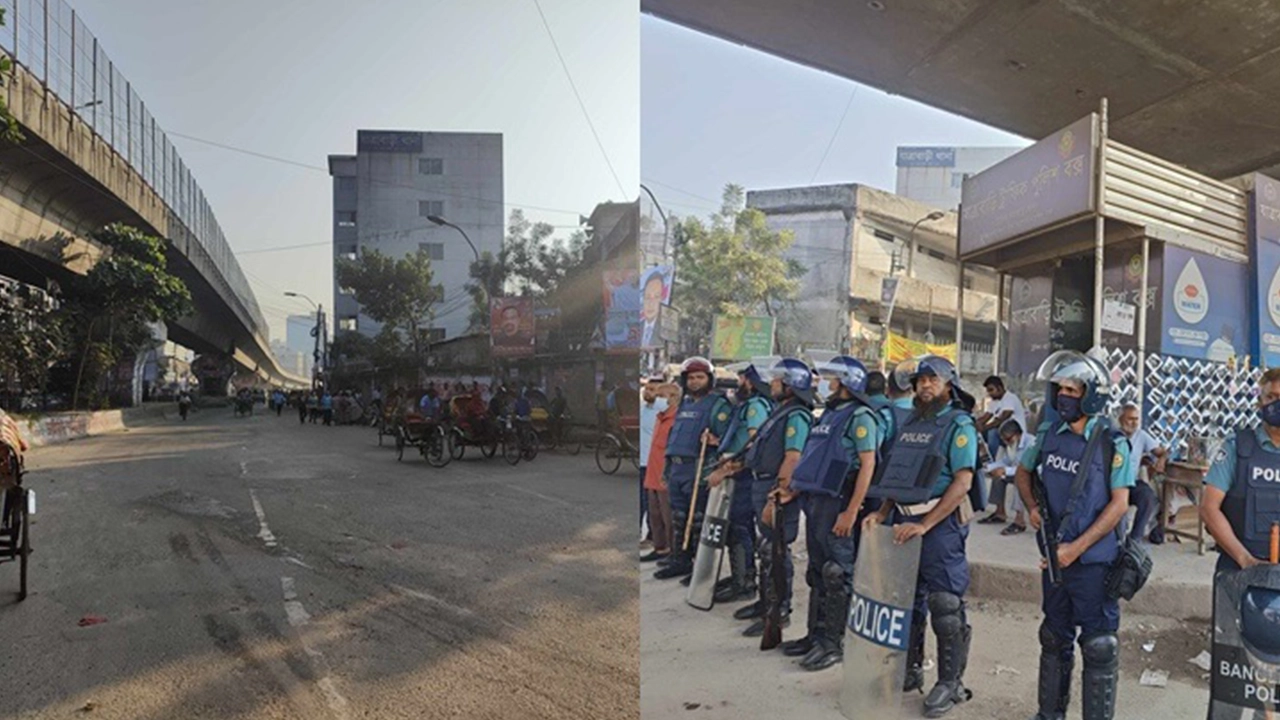 ঢাকায় সকালের পরিস্থিতি কেমন