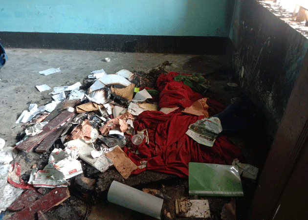 আইডিবি’র রাজশাহীর জেলা কার্যালয় হামলা ভাঙচুর, লুটপাট ও অগ্নিসংযোগ
