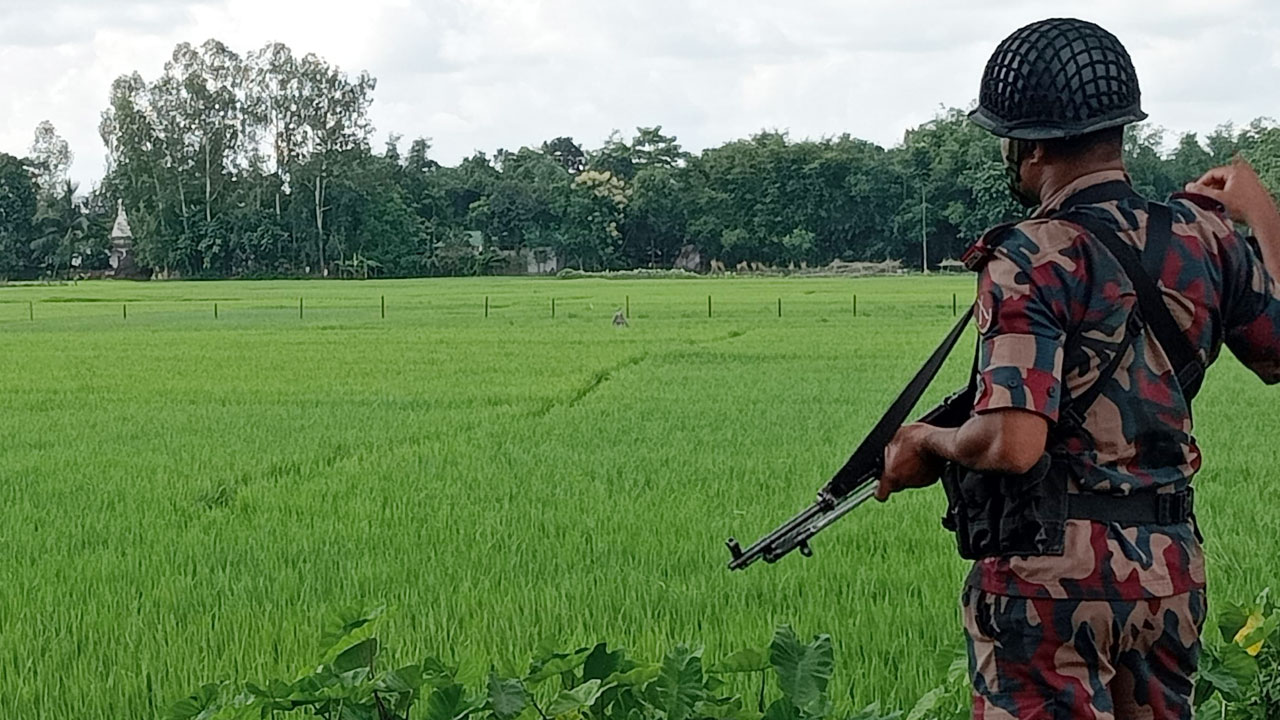 আইন ভেঙে কাঁটাতারের বেড়া নির্মাণের চেষ্টা বিএসএফের, বিজিবির বাধা