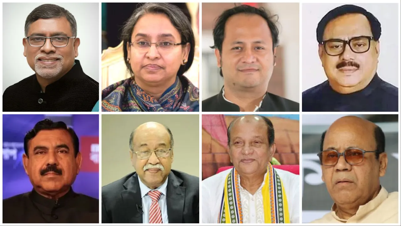 সাবেক আট মন্ত্রী ও ছয় এমপির দেশত্যাগে নিষেধাজ্ঞা