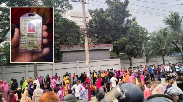 আশুলিয়ায় দুপক্ষের সংঘর্ষে নারী শ্রমিক নিহত