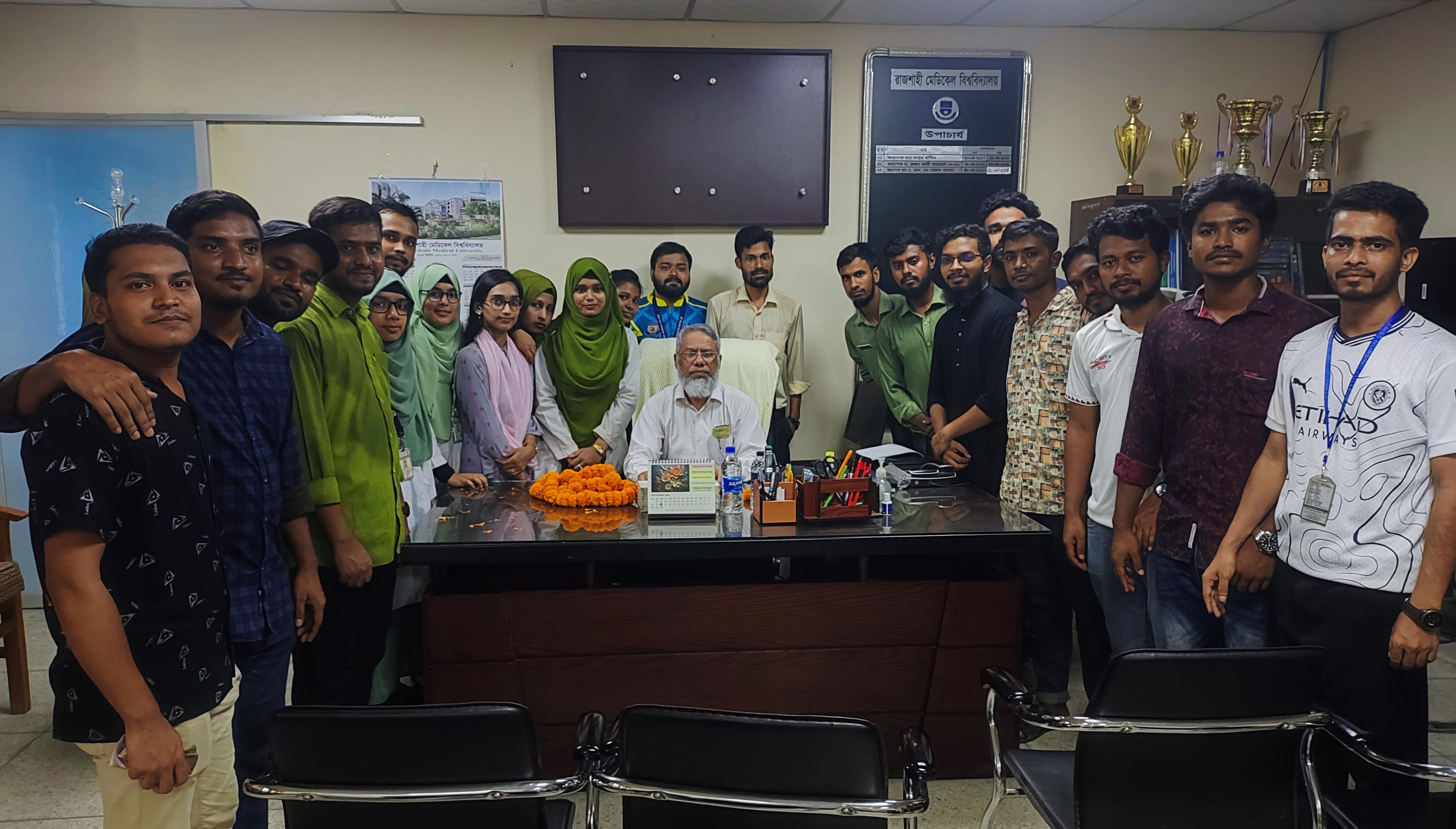 রামেবির নার্সিং অনুষদ শিক্ষার্থীদের সমন্বয়ক পরিষদ ঘোষণা