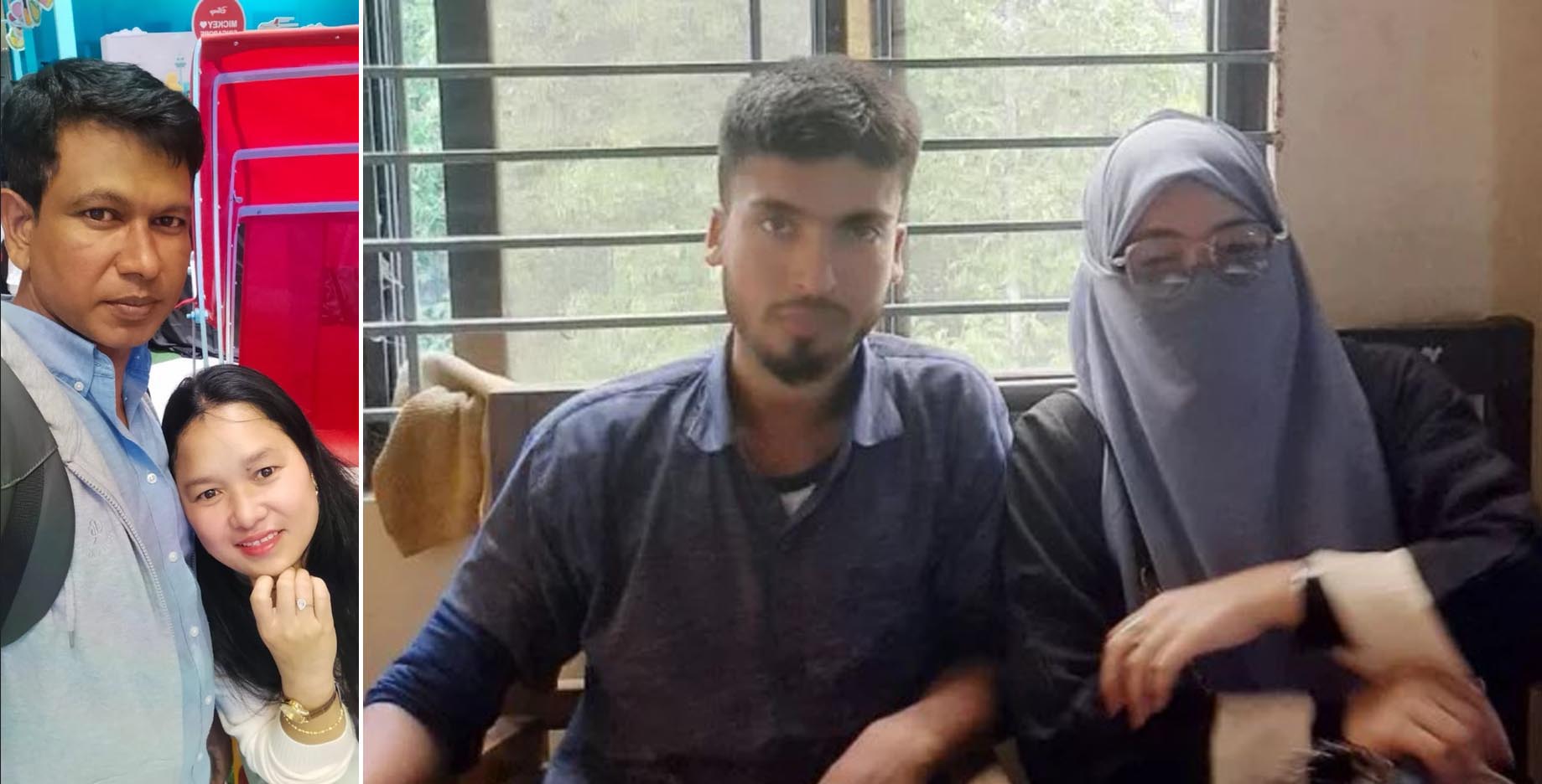 ভালোবাসার টানে ফিলিপাইনের দুই তরুণী এসে ঘর বাধলেন তানোরে