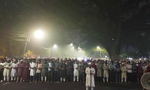 ঢাবিতে ইয়াহিয়া সিনওয়ারের গায়েবানা জানাজা
