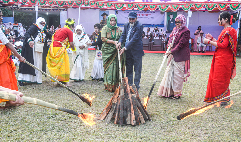 রাজশাহীতে গার্ল গাইডস’র মহাতাঁবু জলসা অনুষ্ঠিত