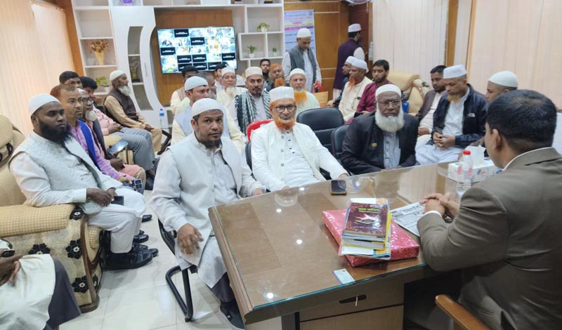 তানোরে নবাগত ইউএনও’র সঙ্গে জামায়াত নেতৃবৃন্দের মতবিনিময়