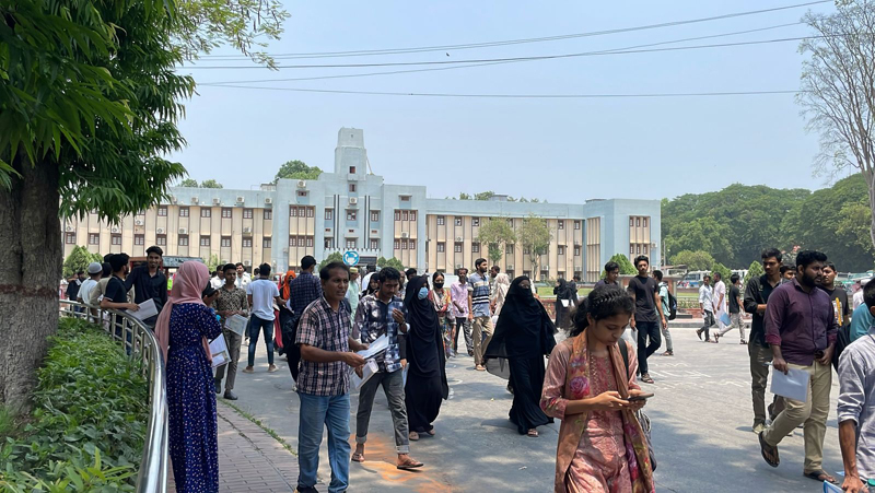 রাবি'র 'সি' ইউনিটের পরীক্ষা সম্পন্ন, উপস্থিতি ৮৮.২৮ শতাংশ