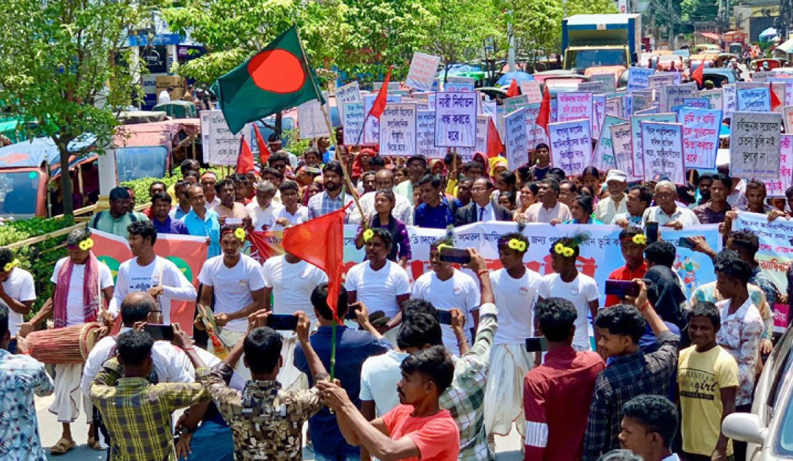 রাজশাহীতে জাতীয় আদিবাসী পরিষদের কেন্দ্রীয় সম্মেলন অনুষ্ঠিত