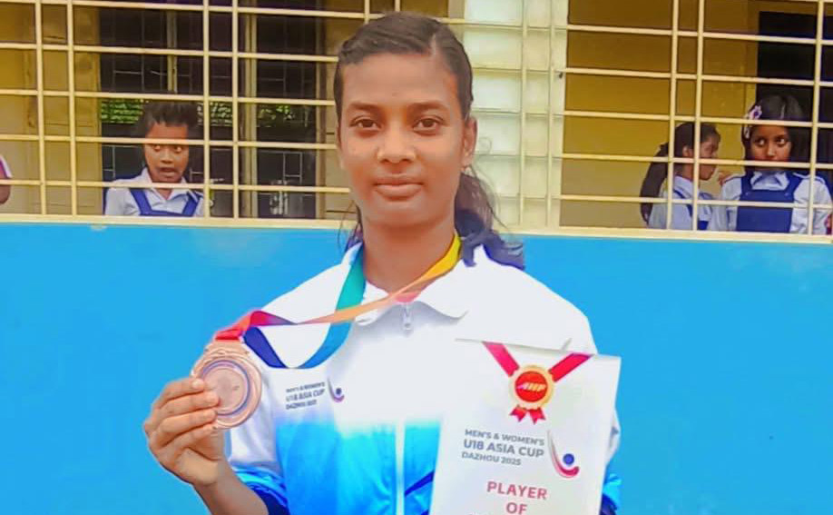 এশিয়া কাপ হকিতে 'প্লেয়ার অফ দ্য ম্যাচ' বাগাতিপাড়ার কনা