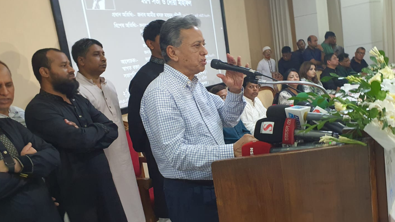 সংসদের মাধ্যমেই সংবিধান সংশোধন হতে হবে : আমীর খসরু
