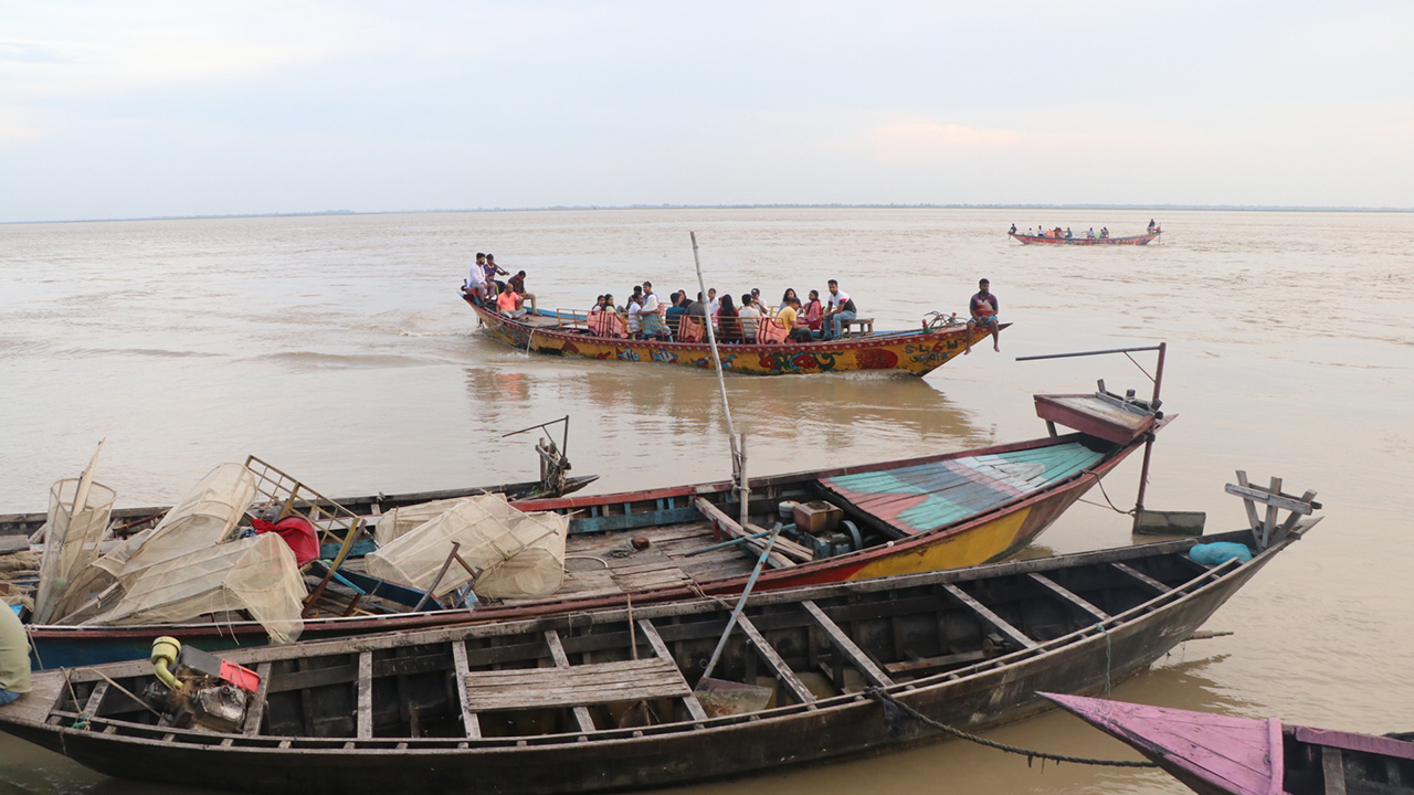 রাজশাহীতে দ্রুত কমছে পদ্মার  পানি