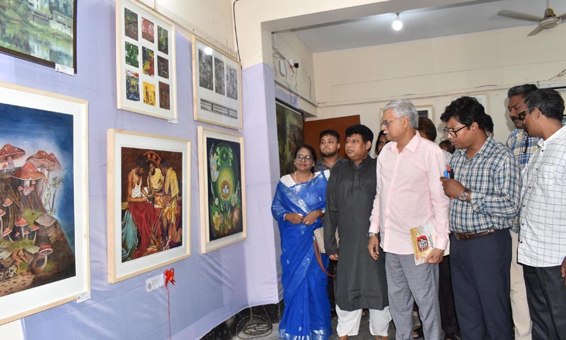 রাবিতে বার্ষিক চারুকলা প্রদর্শনী শুরু