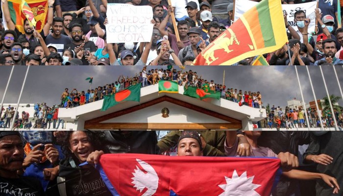 শ্রীলঙ্কা, বাংলাদেশ, নেপাল– গণরোষের একই রূপ!