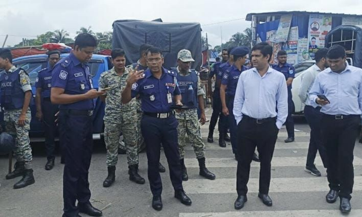 ভাঙ্গায় চলছে তৃতীয় দিনের অবরোধ