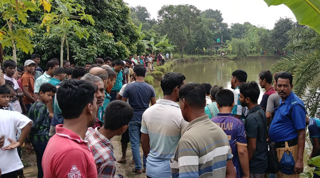 রাজশাহীর পুকুর থেকে একজনের ভাসমান লাশ উদ্ধার