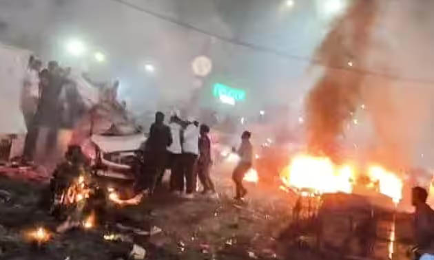 দিল্লিতে ভয়াবহ গাড়িবোমা বিস্ফোরণ