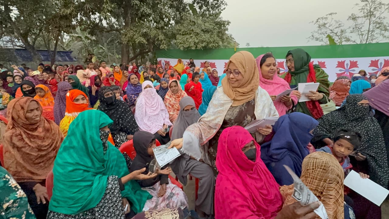 নারীর নিরাপত্তায় ধানের শীষের পক্ষে ঐক্যবদ্ধ হওয়ার আহ্বান মিলনপত্নীর