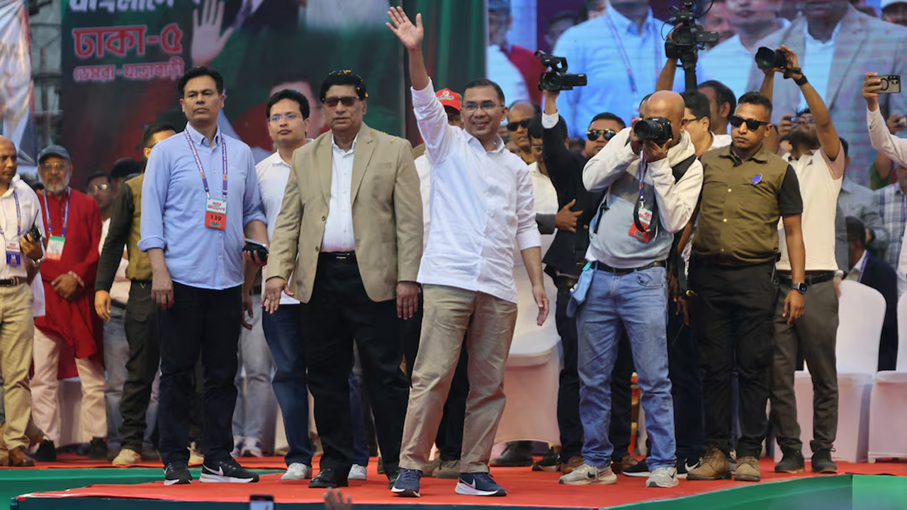 নির্বাসন থেকে ক্ষমতার দ্বারপ্রান্তে তারেক রহমান : রয়টার্স