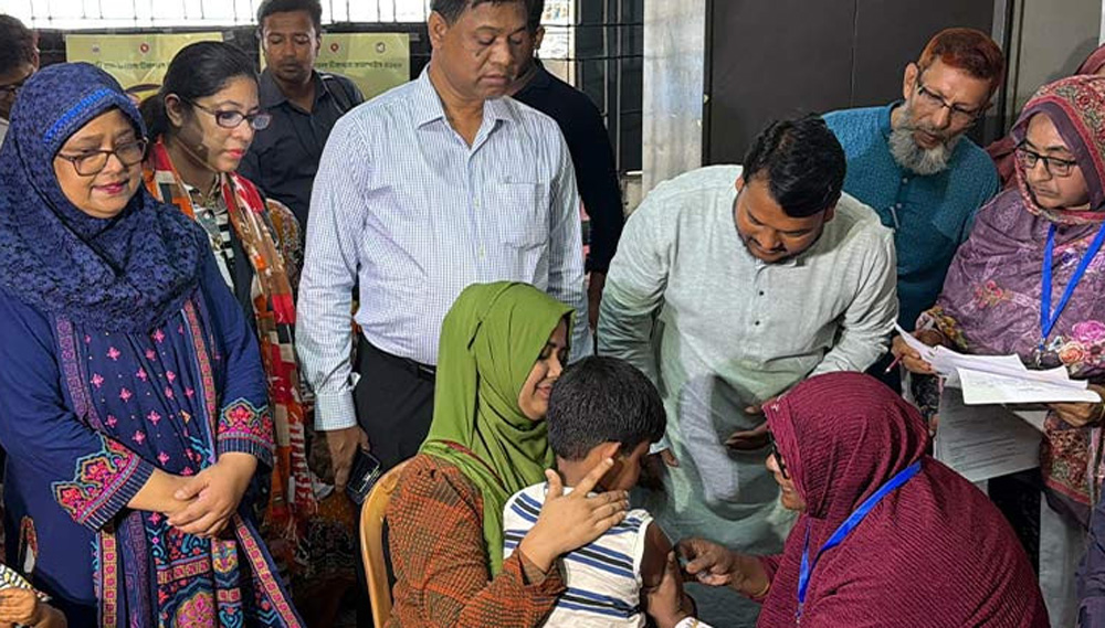 হাম-রুবেলা টিকাদানে রাসিকের লক্ষ্যমাত্রা পূরণ, শতভাগ সফলতা অর্জন