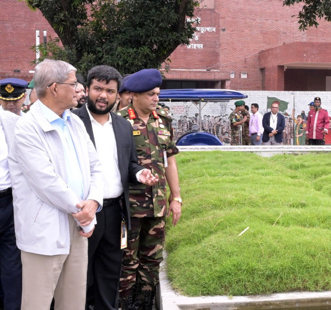 জুলাই জাদুঘরে অশ্রুসজল রাষ্ট্রপতি মির্জা ফখরুল