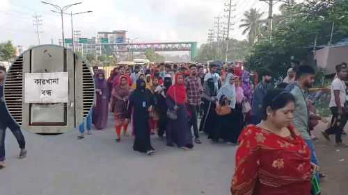 আশুলিয়ায় ফের অস্থিরতা, ৭৯ কারখানা বন্ধ
