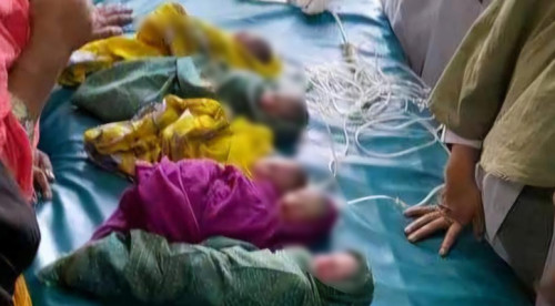 একসঙ্গে ৫ ছেলের মা হলেন মেরিনা