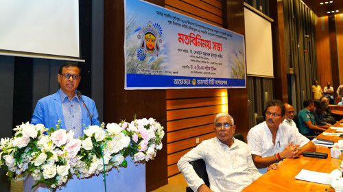 ‘রাজশাহীতে উৎসবমুখর পরিবেশে শারদীয় দুর্গাপূজা অনুষ্ঠিত হবে’