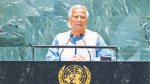 জাতিসংঘে ভাষণ : বিশ্বব্যাপী  প্রশংসায় ভাসছেন ড. ইউনূস