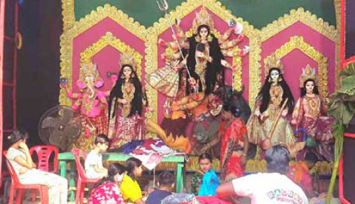 রাজশাহীর ৪১২ মন্ডপে শারদীয় দুর্গোৎসব শুরু
