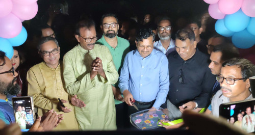 চাটমোহরে ব্যাডমিন্টন কোট উদ্বোধন