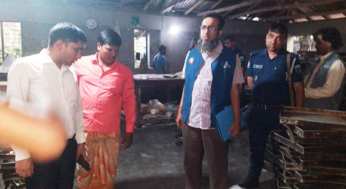 চারঘাটের চার বেকারীকে জরিমানা করলো বিএসটিআই