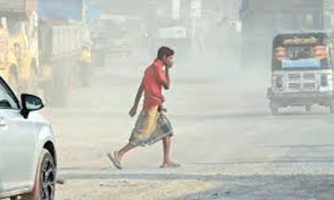 বায়ুদূষণের শীর্ষে ঢাকা