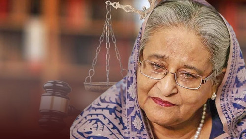 শেখ হাসিনাসহ ৫৭ জনের বিরুদ্ধে ট্রাইব্যুনালে অভিযোগ