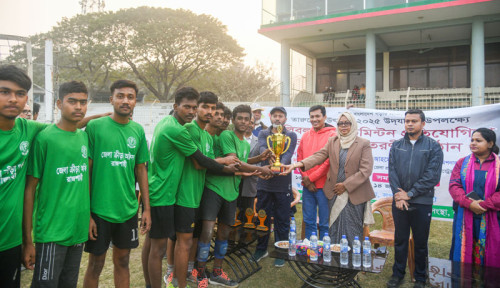 রাজশাহীতে ভলিবল ও ব্যাডমিন্টন প্রতিযোগিতার সমাপনী অনুষ্ঠিত