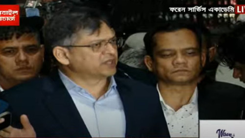 সর্বদলীয় বৈঠক শেষে যা বললেন সালাউদ্দিন আহমেদ