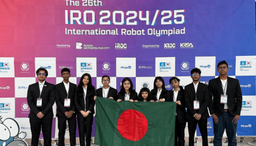 আন্তর্জাতিক রোবট অলিম্পিয়াডে বাংলাদেশ দলের ১০ পদক
