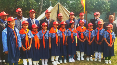 দুর্গাপুরে কাব ক্যাম্পুরীর উদ্বোধন