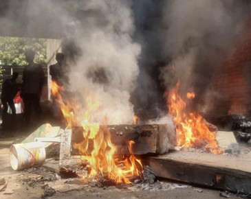 জ্বলছে সুধাসদন