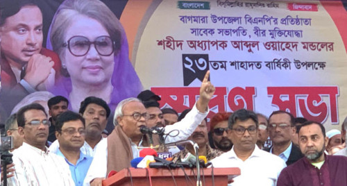 বাংলাদেশকে পরাজিত করার জন্য হাসিনাকে সমর্থন করছে ভারত : রিজভী