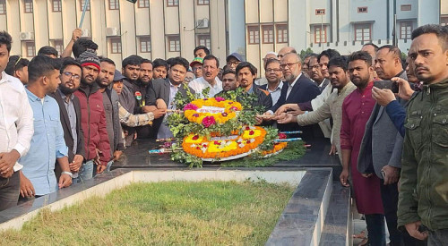 শহীদ জোহার সমাধিতে বিএনপির শ্রদ্ধা নিবেদন