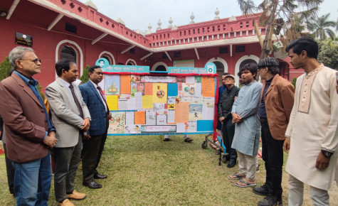 রাজশাহীতে দেশের প্রথম শহীদ মিনারের  স্বীকৃতি দাবি ভাষাসৈনিক আখুঞ্জির