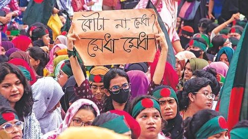 জুলাইয়ের নারীরা এখনো চ্যালেঞ্জে