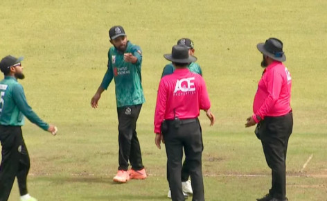 অশোভন আচরণে এক ম্যাচ নিষিদ্ধ তাওহীদ, ক্ষোভ প্রকাশ