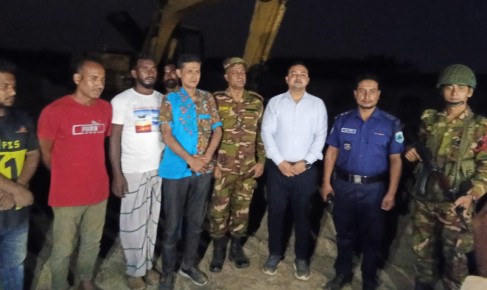 ফসলি জমির মাটি কাটার দায়ে ১৪ জন আটক; ভ্রাম্যমান আদালতে কারাদণ্ড