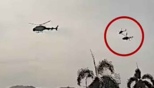 আকাশে দুই হেলিকপ্টারের সংঘর্ষ, নিহত ৫