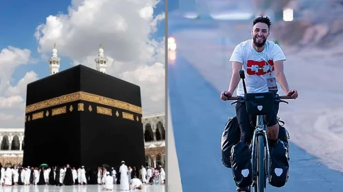 হজ করতে সাইকেলে চড়ে ৯ দেশ পাড়ি