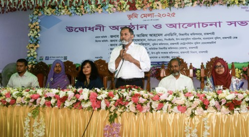 ভূমি সংক্রান্ত বিষয়ে জানানোই ভূমি মেলার উদ্দেশ্য : বিভাগীয় কমিশনার