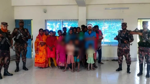 সিলেট সীমান্ত দিয়ে ৭০ জনকে বিএসএফের পুশ-ইন