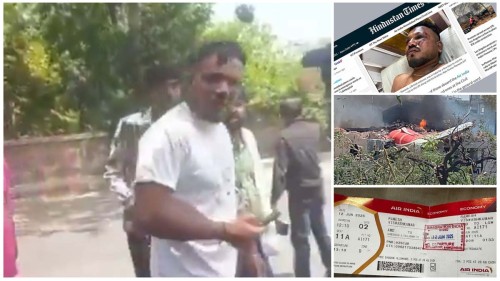 অলৌকিকভাবে বেঁচে যাওয়া আরোহী ঘুরে বেড়াচ্ছিলেন