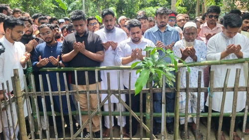 শহীদ আবু সাঈদের কবর থেকে ‘জুলাই পদযাত্রা’ শুরু